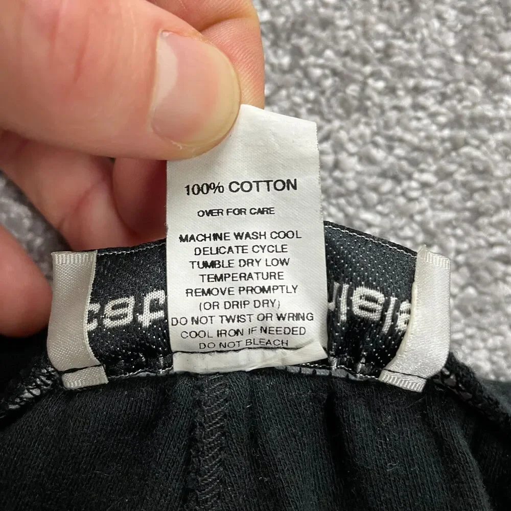 Cathy Daniels Sweatpants Womens Small Black Solid Lounge Elastic Waist 23x27